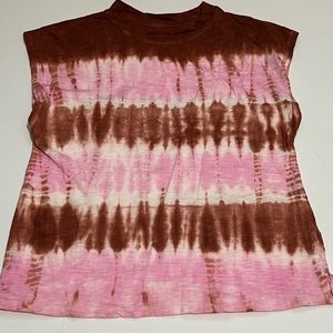 Universal Thread Women’s Tie Dye Sleeveless T-Shirt Size Small